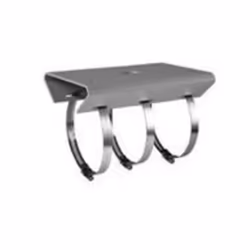 DS-1275ZJ Adaptateur de poteau en aluminium de couleur blanc.dim 117x143x194 mm