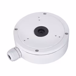 Boîte de jonction avec sortie de câbles pour caméra dôme - DS-1280ZJ-M - Hikvision Fabriquée par la marque Hikvision, cette b ...