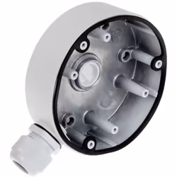 Boite de dérivation pour caméra dôme Hikvision DS-1280ZJ-DM21Ce boitier étanche est conçu en alliage d'aluminium pour permettre une utilisation intérieure ou extérieure.Il peut supporter une charge de 4.5Kg.Il est compatible avec les modèles de caméras dôme Hikvision des séries : DS-2CD17xx et DS-2CD27x.