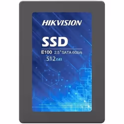 SSD Interne - HIKVISION - 2.5 512 Go E100 SATA 6.0Gbps SATA-III 3D TLC 550 MB/s 240 TB (HS-SSD-E100/512G)