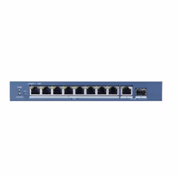 Hikvision DS-3E0510P-E, Non-géré, Gigabit Ethernet (10/100/1000), Full duplex, Connexion Ethernet, supportant l'alimentation ...