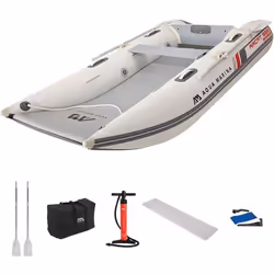 Ponton gonflable - AQUA MARINA - Aircat 94 - 285 cm - Catamaran - Accessoires inclus