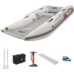 Ponton gonflable - AQUA MARINA - Aircat 94 - 285 cm - Catamaran - Accessoires inclus