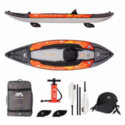 Le kayak Memba 1 personne de chez Aqua Marina est un kayak très polyvalent qui vous permettra de faire des balades sur de moy ...