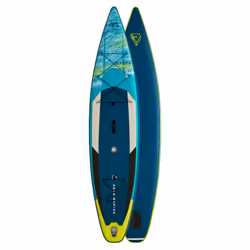 Aqua Marina Hyper, Planche SUP, Plat, Plat, Bleu, Jaune, EVA (Acétate de vinyle d'éthylène), Polyvinyl chloride (PVC), 170 kg