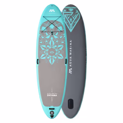Aqua Marina Dhyana, Planche SUP, Plat, Plat, Noir, Bleu, 160 kg, 360 L