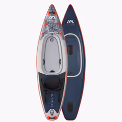 Kayak gonflable polyvalent - AQUA MARINA - 2/3 places - Bleu - Stand up paddle