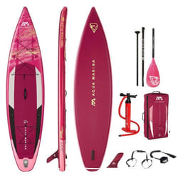 Stand Up Paddle gonflable AQUA MARINA Coral Touring 116 - Rose - Pour Adulte - Sports nautiques - 130kg