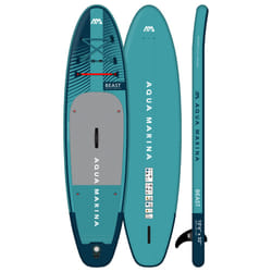 Aqua Marina Beast 1 personne(s) Gris clair, Turquoise EVA (Acétate de vinyle d'éthylène), Polyvinyl chloride (PVC) Kayak gonflable