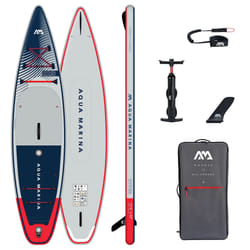 Planche gonflable SUP Aqua Marina Hyper 116 BT-23HY01 - Bleu-gris - Adulte - Gonflable - Double Chamber