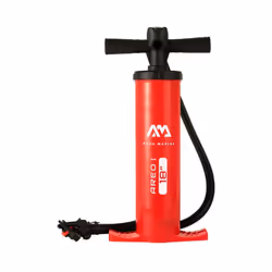 La pompe Areo II 18'' de chez AQUA MARINA est un gonfleur double action ce qui permet un glonfage rapide. Livré avec 5 embout ...