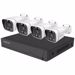 Foscam FN9108E-B4-2T Ethernet IP-Set pour caméra de surveillance8 canauxavec 4 caméras3072 x 1728 pixels