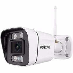 Foscam V5P, Caméra de sécurité IP, Extérieure, Avec fil, Amazon Alexa &amp; Google Assistant, 4500 K, Externe