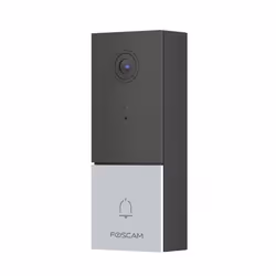Foscam VD1 système vidéophone 4 MP Noir, Argent