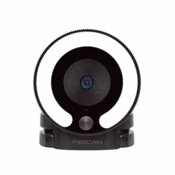 Webcam 1080P USB avec microphone et anneau lumineux LED pour ordinateur - W28 Foscam
