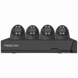 Foscam FN9108E-T4-2T black Ethernet IP-Set pour caméra de surveillance8 canauxavec 4 caméras3840 x 2160 pixels