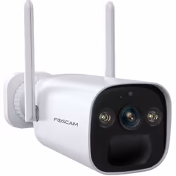 Caméra IP Wifi 4 MP sur batterie avec panneau solaire - Foscam BP4La caméra connectée BP4 Foscam fonctionne sur batterie de 1 ...