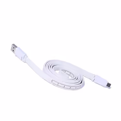Remax Data Cable Ruler Micro-USB, 1,2 m, USB A, Micro-USB B, Mâle/Mâle, 480 Mbit/s, Blanc