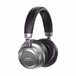 Casque sans fil en métal avec réduction de bruit active – audio haute fidélité et confort longue durée - Noir