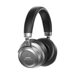 Casque sans fil en métal avec réduction de bruit active – audio haute fidélité et confort longue durée - Noir