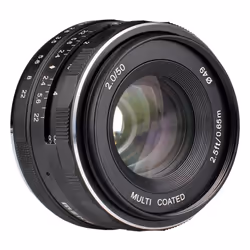 Meike 50mm F2.0, Objectif standard, 6/5, Micro Four Thirds (MFT)