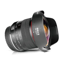 Meike 8mm F3.5 SLR Objectif large "fish eye" Noir