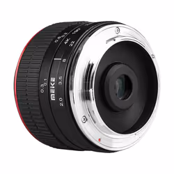 Meike 6.5mm 2.0, Objectif large "fish eye", 5/6, Fujifilm X