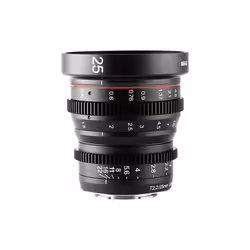 Meike 25mm T2.2, Objectif de cinéma, 8/10, Canon EF-M, Sony E