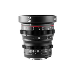 Meike 25mm T2.2 MILC/SLR Objectif de cinéma Noir
