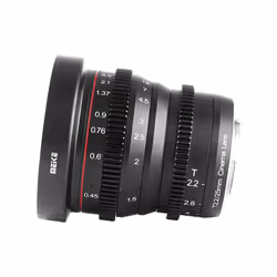Meike 25mm T2.2 MILC/SLR Objectif de cinéma Noir