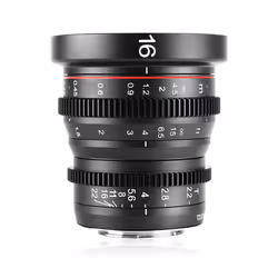 Meike 16mm T2.2, Objectif de cinéma, 13/10, Micro Four Thirds (MFT)
