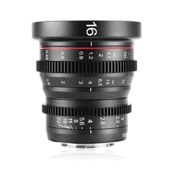 Meike 16mm T2.2 MILC Objectif de cinéma Noir