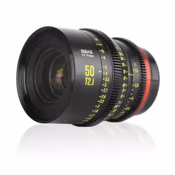 Meike 50 mm T2.1 FF, Objectif de cinéma, 12/8, Canon RF