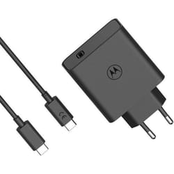 Adaptateur secteur - Motorola - SJMC1252 - Charge rapide 125 W - Câble USB-C inclus - Noir