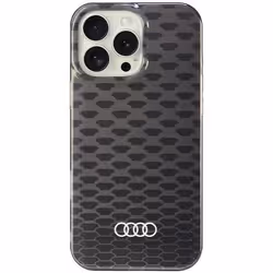Coque rigide - Audi - IML Stitching Pattern - iPhone 16 Pro Max 69 - Noir - Protection écran et objectif