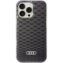 Coque rigide - Audi - IML Stitching Pattern - iPhone 16 Pro Max 69 - Noir - Protection écran et objectif