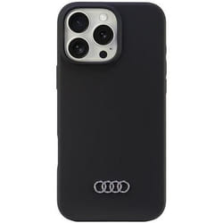Coque en silicone - Audi - iPhone 16 Pro Max 69 - Noir - Souple - Élégant