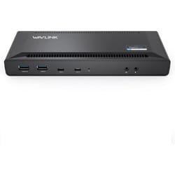 Station daccueil USB-C - WAVLINK - Double écran 4K - Charge 100 W - 2 ports HDMI - Compatible Mac