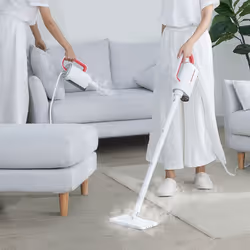 Deerma ZQ610 nettoyeur vapeur Steam mop 0,23 L 1600 W Rouge, Blanc