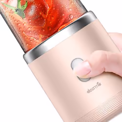 Deerma NU05 blender 0,4 L Mélangeur de table Rose, Acier inoxydable