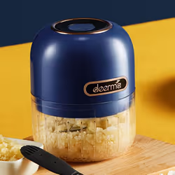 Deerma JS100 hachoir électrique 0,15 L 40 W Noir, Bleu, Transparent - Vue supplémentaire 4