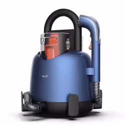 Deerma DEM-BY200, 850 W, Aspirateur sans sac, Sec&humide, Sans sac, 1,4 L, Bleu