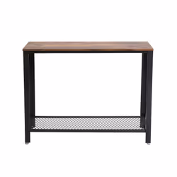 Vasagle LNT80X, Table basse, Forme rectangulaire, 4 pieds, Marron