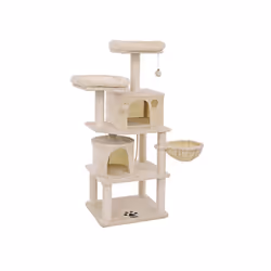 Feandrea PCT90M, Intérieure, Tableau à particules, Peluche, Fibre de sisal, Beige, 550 mm, 450 mm, 1520 mm
