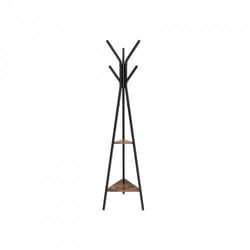 Vasagle RCR16BX porte-manteaux Colonne 5 crochet(s) Noir, Marron
