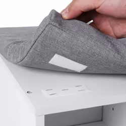 Vasagle ULHS10WT Etagère modulable Autonome Tableau à particules Gris, Blanc - Vue supplémentaire 5