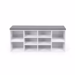Vasagle ULHS10WT Etagère modulable Autonome Tableau à particules Gris, Blanc - Vue supplémentaire 8