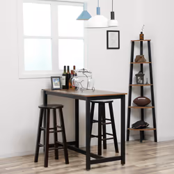 Vasagle LBT91X table de cuisine et de salle à manger Barre Forme rectangulaire Table fixe 4 pieds