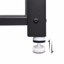 Vasagle LBT91X table de cuisine et de salle à manger Barre Forme rectangulaire Table fixe 4 pieds - Vue supplémentaire 5