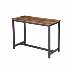 Vasagle LBT91X table de cuisine et de salle à manger Barre Forme rectangulaire Table fixe 4 pieds - Vue supplémentaire 6